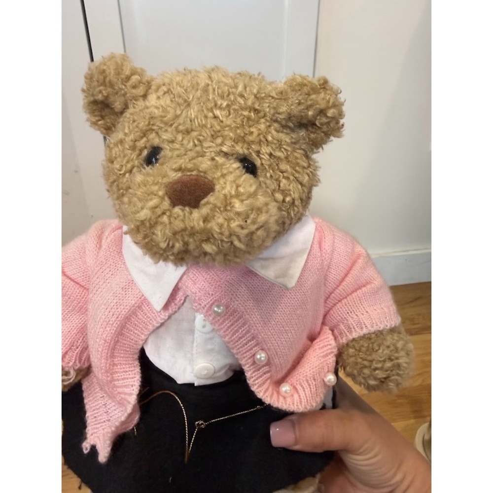 VTG Build A Bear Plush Retired 1997 Stuffed Animal Poodle 50s-themed Outfit BAB - Picture 3 of 15